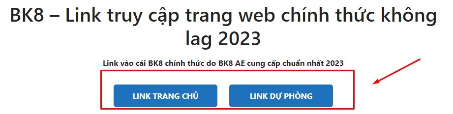 Link Vao Nha Cai Uy Tin Bk8
